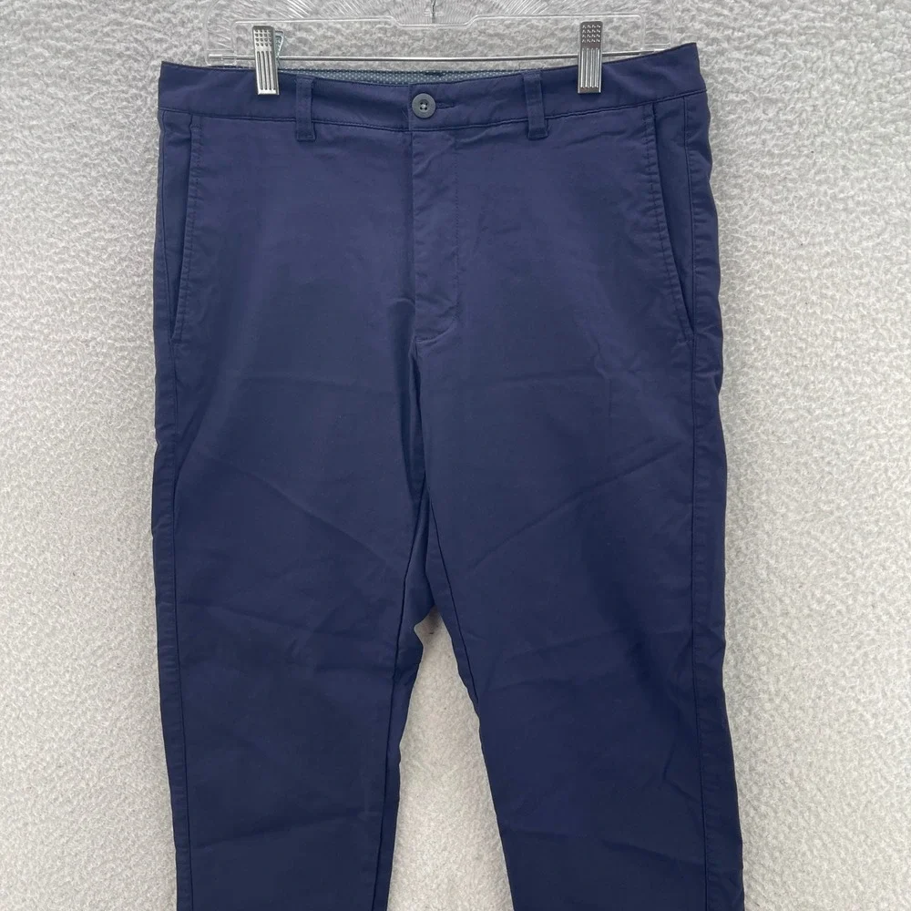 Footjoy Golf Pants Mens 32x32 Blue Thermo Series Performance Wicking Golf Sports